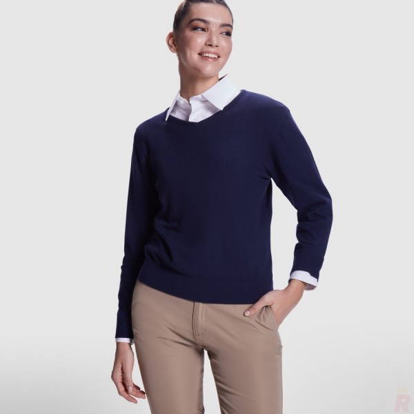 Jersey Cuello Pico Mujer Punto Fino HILUX WOMAN