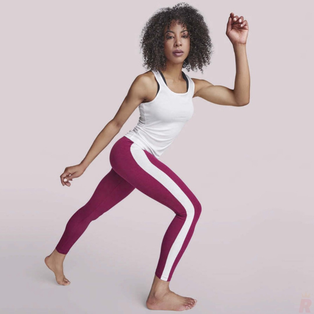 Malla Larga Deportiva Combinada Bicolor Mujer AGIA