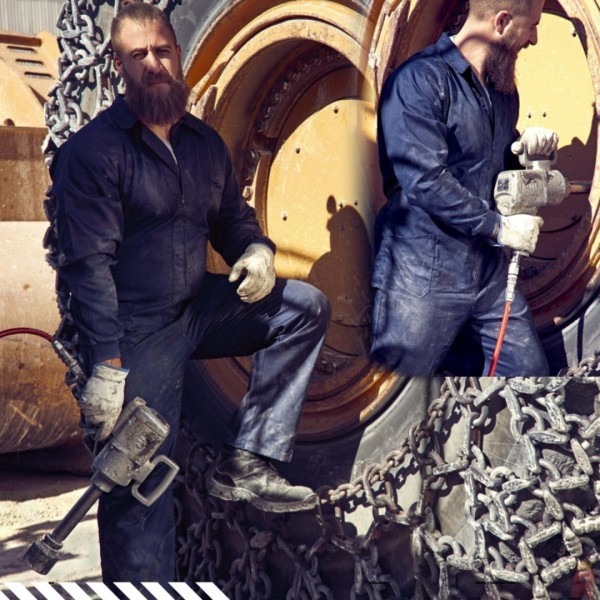 Mono Trabajo Clásico Recto Sarga Unisex JIMMY