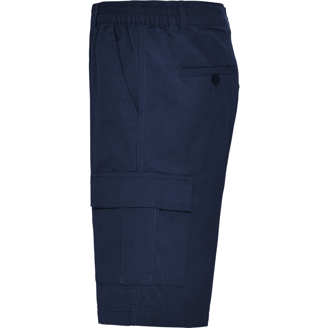 Pantalón Corto Bermuda Bolsillos Hombre 100%...