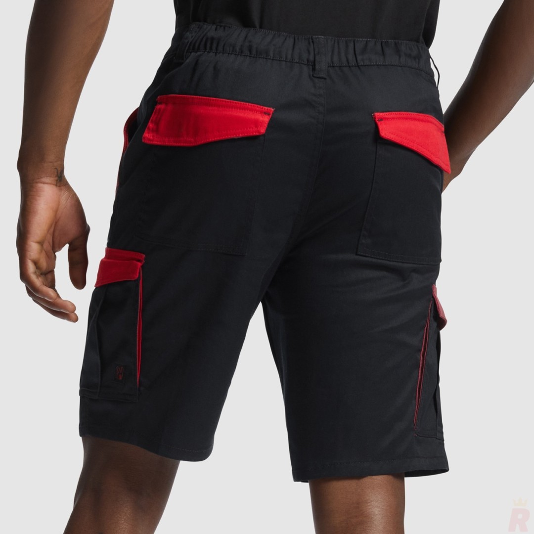 Pantalón Corto Bermuda Combinada Laboral...