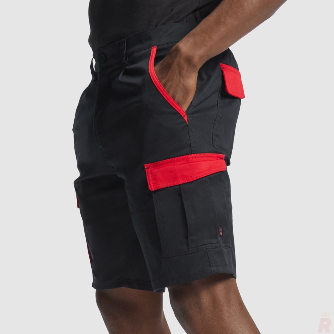 Pantalón Corto Bermuda Combinada Laboral...