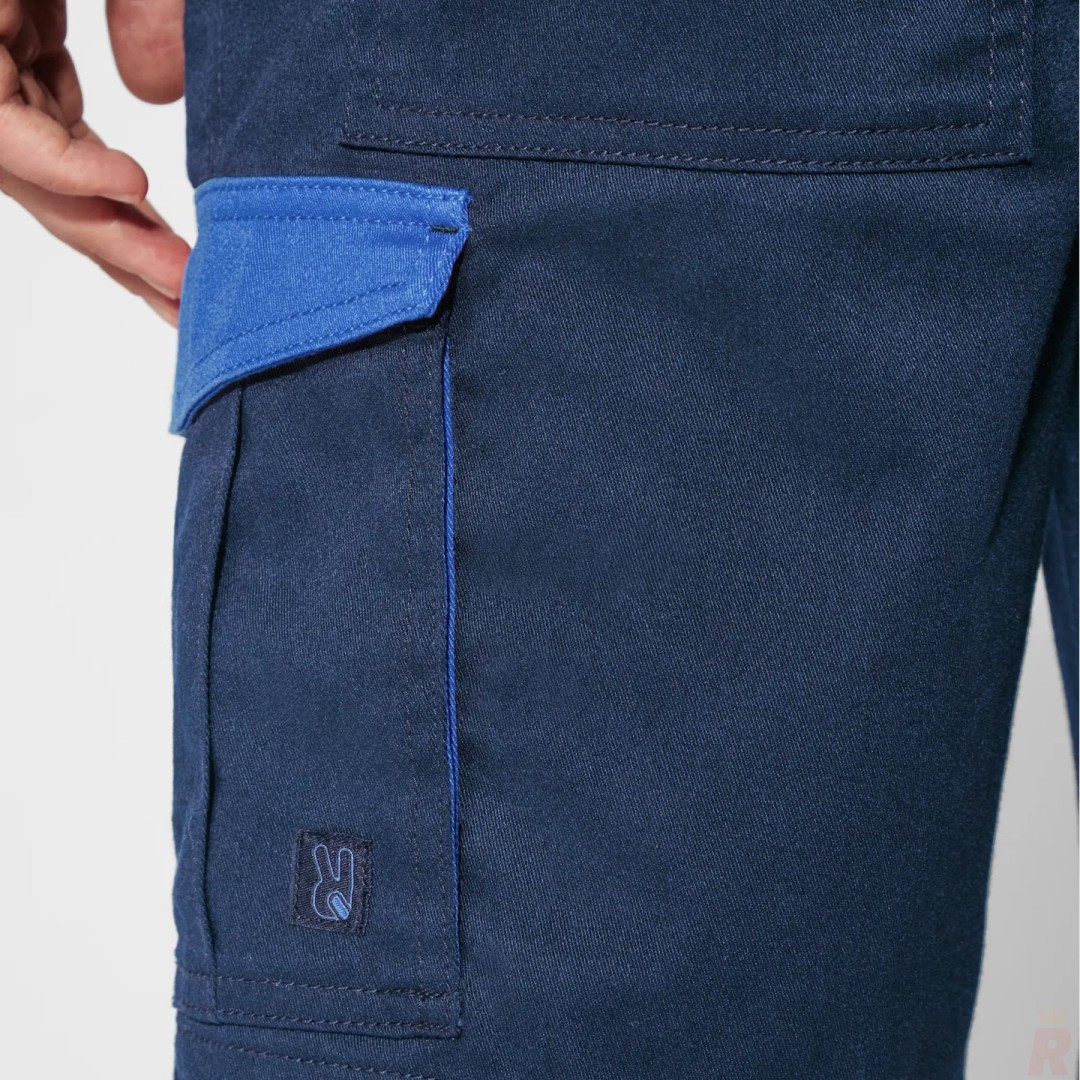 Pantalón Corto Bermuda Combinada Laboral...