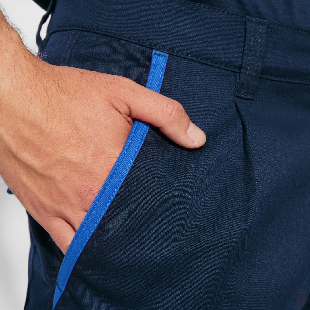 Pantalón Corto Bermuda Combinada Laboral...