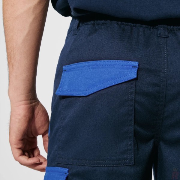 Pantalón Corto Bermuda Combinada Laboral Multibolsillos Unisex TAHOE