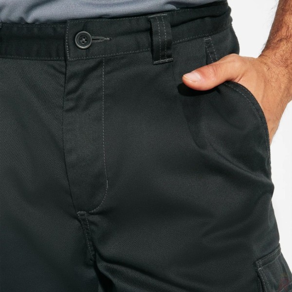 Pantalón Corto Bermuda Elástica Laboral Multibolsillos Unisex VITARA