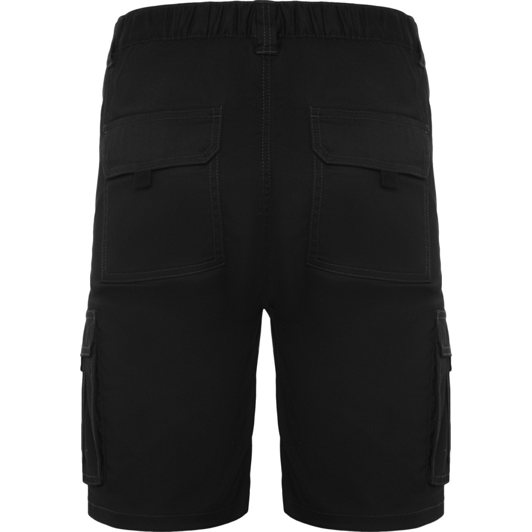 Pantalón Corto Bermuda Elástica Laboral...