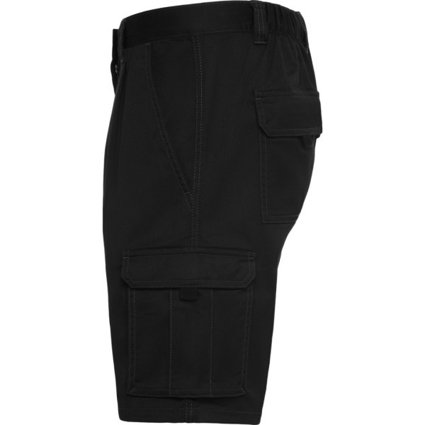 Pantalón Corto Bermuda Elástica Laboral Multibolsillos Unisex VITARA