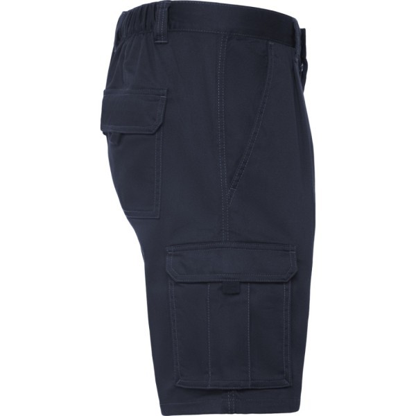 Pantalón Corto Bermuda Elástica Laboral Multibolsillos Unisex VITARA