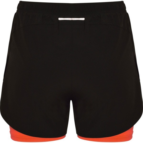 Pantalón Corto Técnico Deportivo Reflectante Malla Interior Mujer LANUS