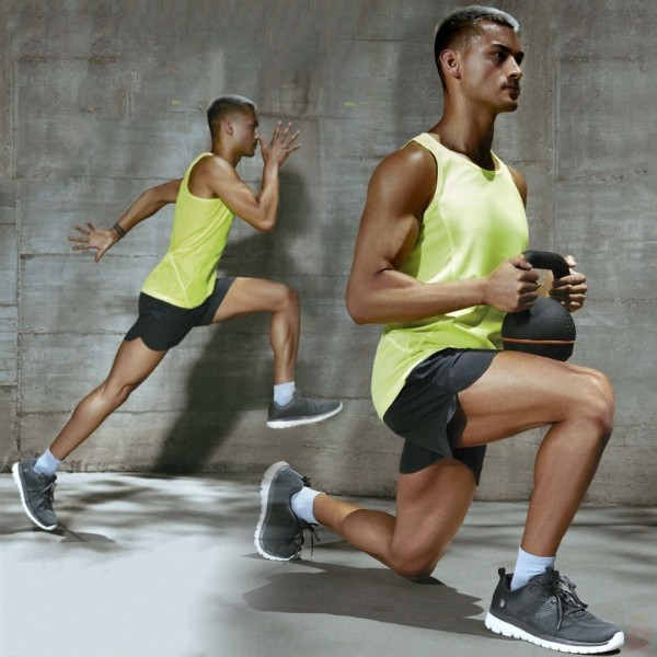 Pantalón Corto Técnico Running Reflectante Hombre EVERTON