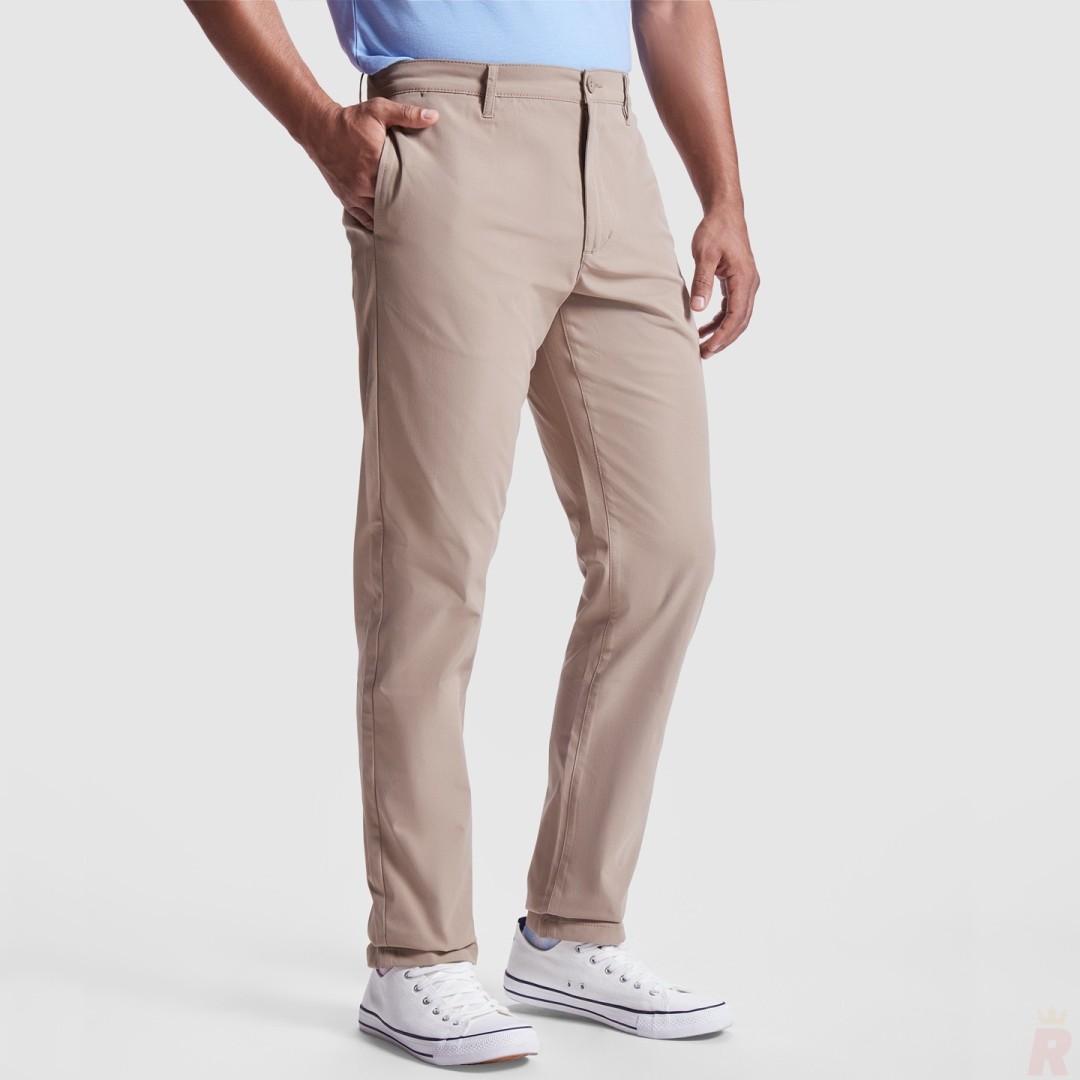 Pantalón Largo Chino Clásico Hombre BEVERLY