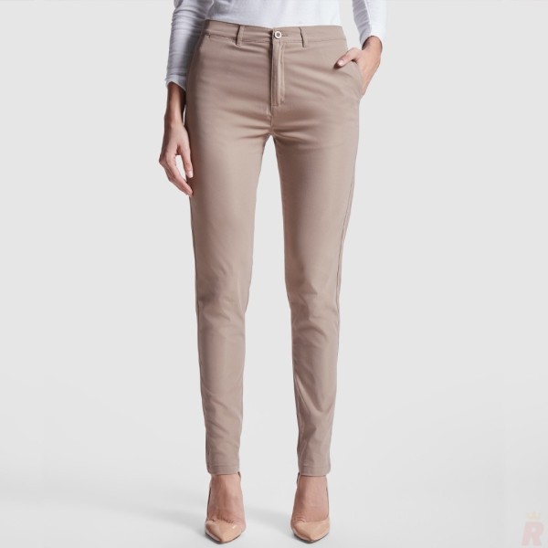 Pantalón Largo Chino Clásico Mujer BEVERLY WOMAN
