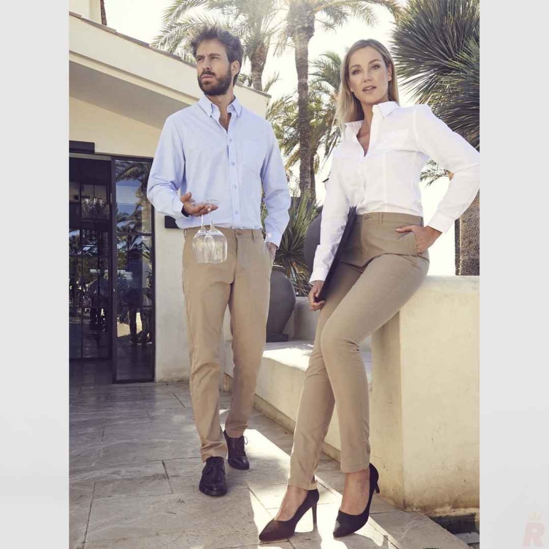 Pantalón Largo Chino Clásico Mujer BEVERLY WOMAN