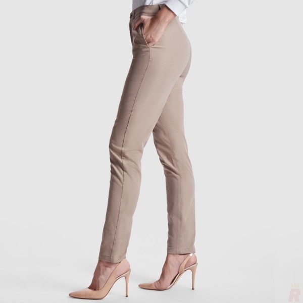 Pantalón Largo Chino Clásico Mujer BEVERLY WOMAN
