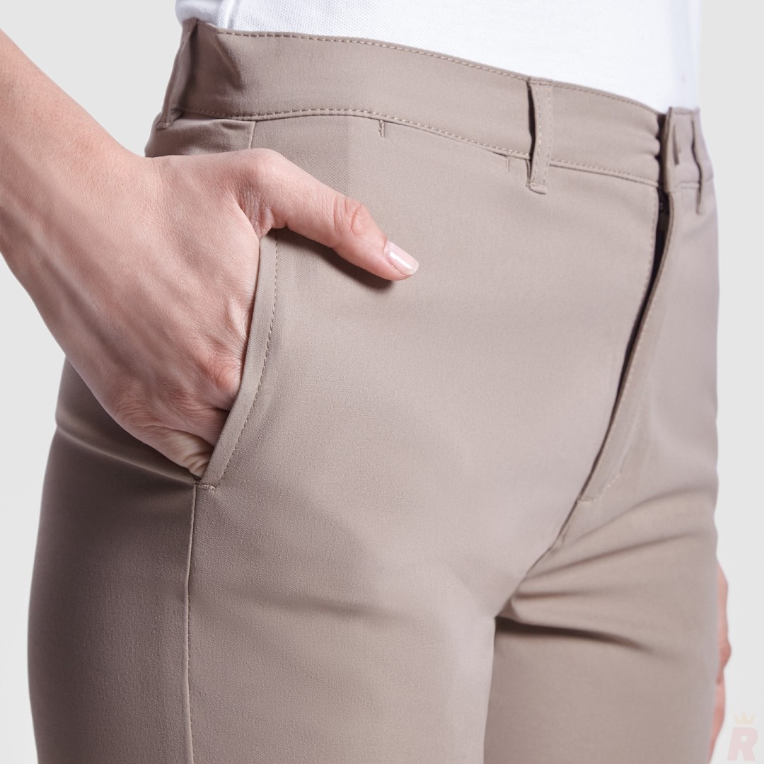 Pantalón Largo Chino Clásico Mujer BEVERLY WOMAN