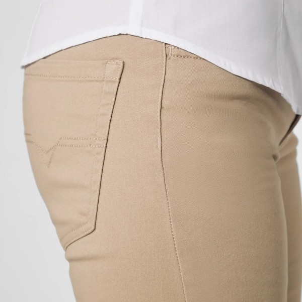 Pantalón Largo Chino Entallado Mujer Resistente Confortable HILTON