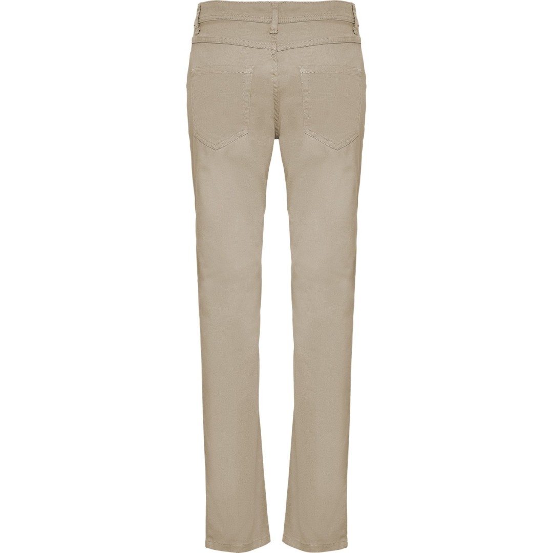 Pantalón Largo Chino Entallado Mujer Resistente...