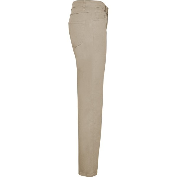 Pantalón Largo Chino Entallado Mujer Resistente Confortable HILTON