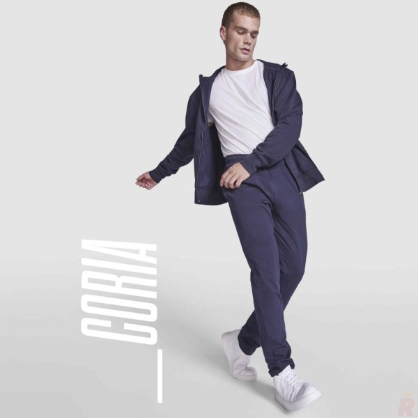 Pantalón Largo Deportivo Hombre 100% Algodón Punto Liso CORIA