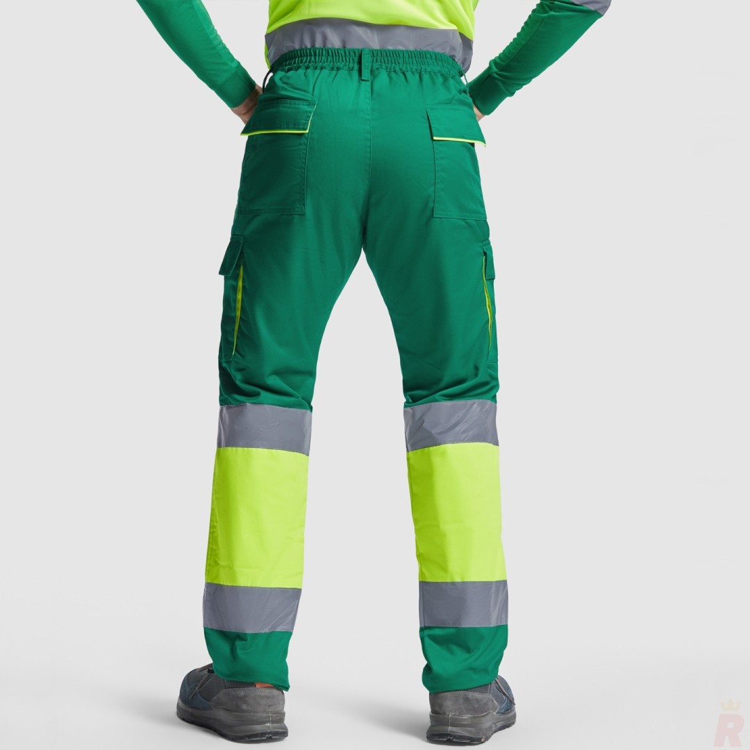 Pantalón Largo Forrado Laboral Alta Visibilidad...