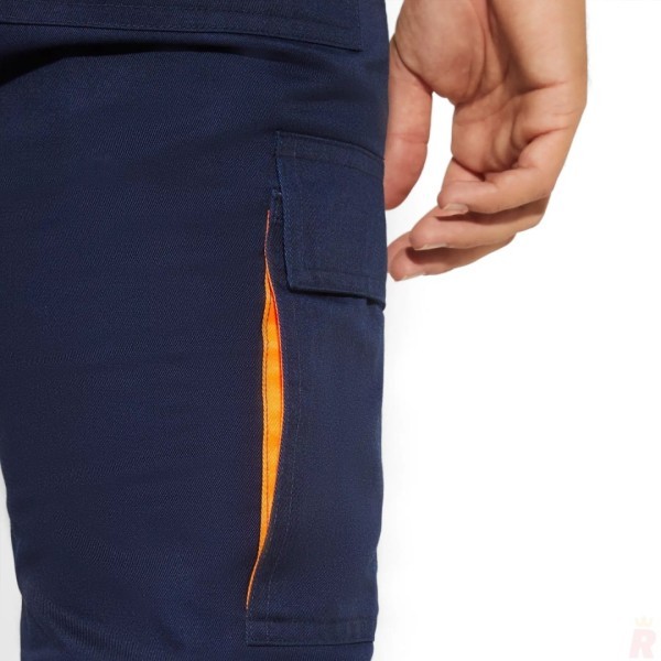 Pantalón Largo Forrado Laboral Alta Visibilidad Multibolsillos Hombre ENIX