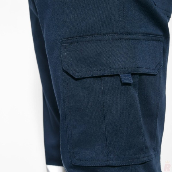 Pantalón Largo Laboral Alta Visibilidad Multibolsillos Hombre DAILY STRETCH HV