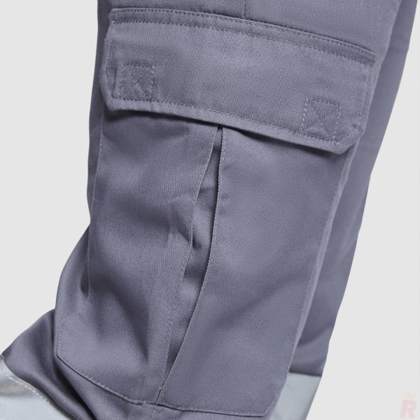 Pantalón Largo Laboral Alta Visibilidad Multibolsillos Invierno Hombre SOAN