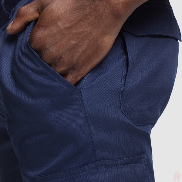 Pantalón Largo Laboral Alta Visibilidad Multibolsillos Verano Hombre NAOS