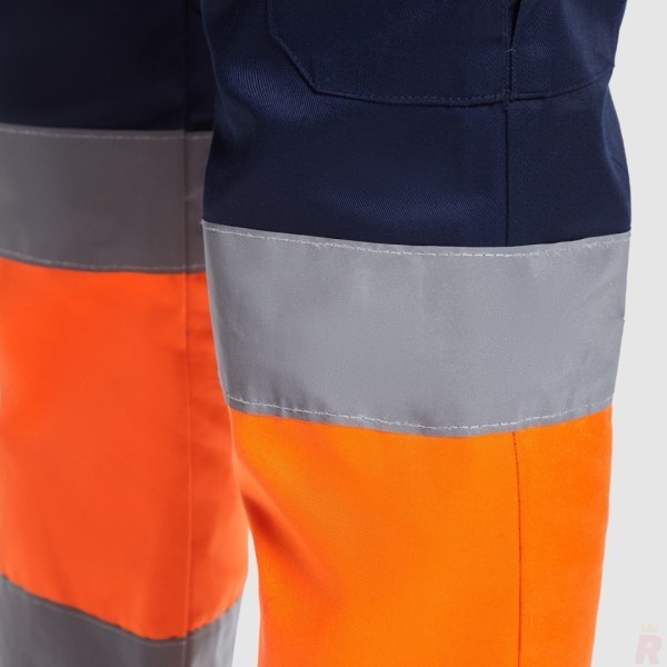 Pantalón Largo Laboral Alta Visibilidad Multibolsillos Verano Hombre NAOS