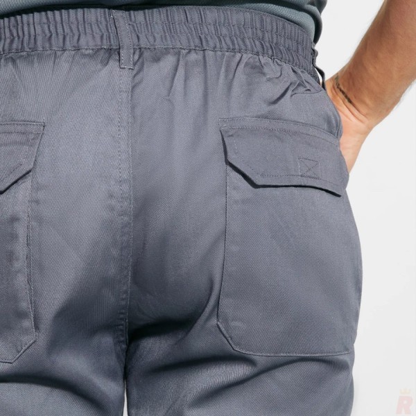 Pantalón Largo Laboral Alta Visibilidad Multibolsillos Verano Hombre NAOS
