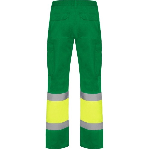 Pantalón Largo Laboral Alta Visibilidad Multibolsillos Verano Hombre NAOS