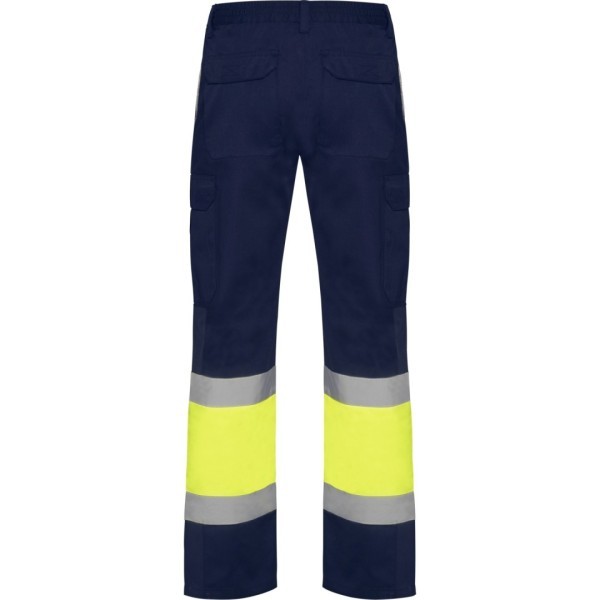 Pantalón Largo Laboral Alta Visibilidad Multibolsillos Verano Hombre NAOS