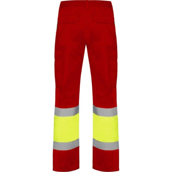 Pantalón Largo Laboral Alta Visibilidad Multibolsillos Verano Hombre NAOS