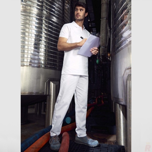 Pantalón Largo Laboral Recto Cintura Elástica Unisex ROCHAT