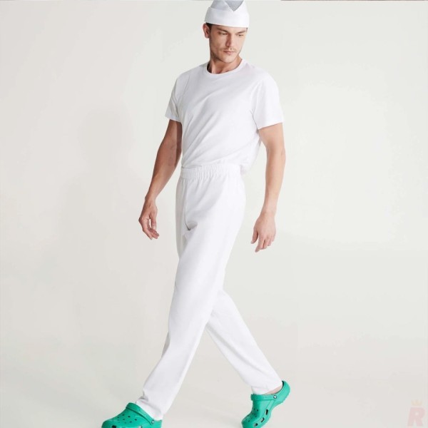 Pantalón Largo Laboral Recto Cintura Elástica Unisex ROCHAT