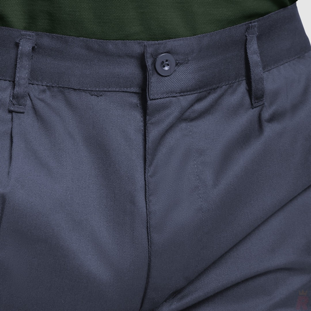 Pantalón Largo Laboral Recto Hombre Resistente...