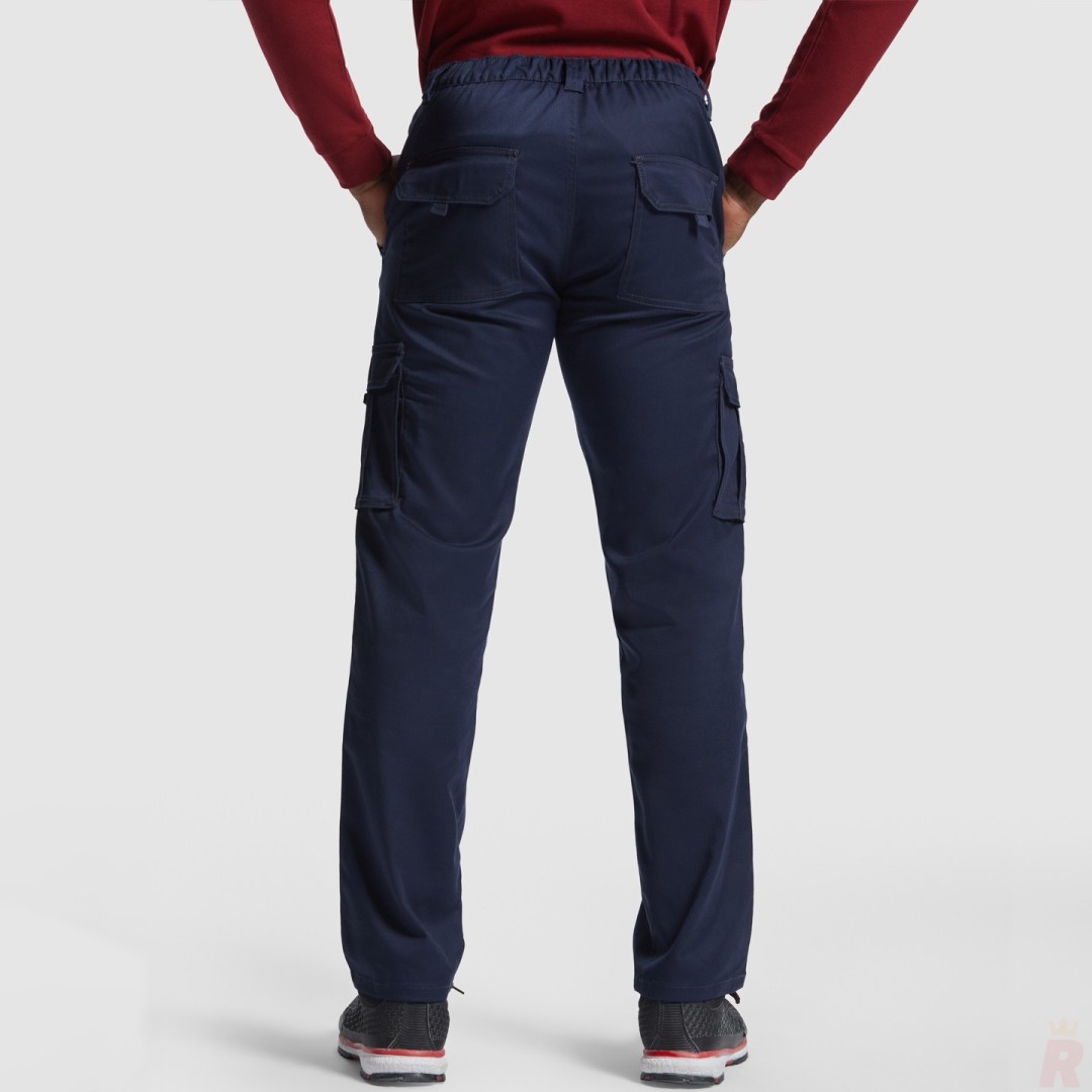 Pantalón Largo Laboral Tejido Sarga Hombre...