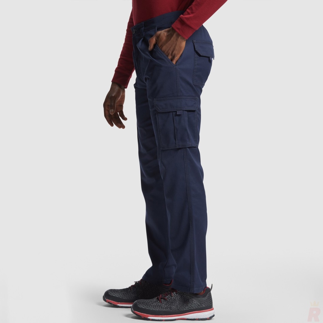 Pantalón Largo Laboral Tejido Sarga Hombre...