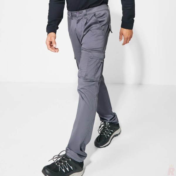 Pantalón Largo Laboral Tejido Sarga Hombre DAILY STRETCH