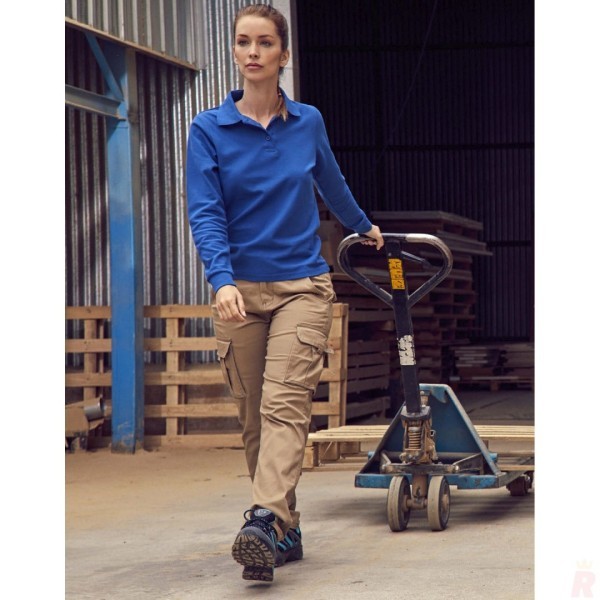 Pantalón Largo Laboral Tejido Sarga Mujer DAILY WOMAN STRETCH