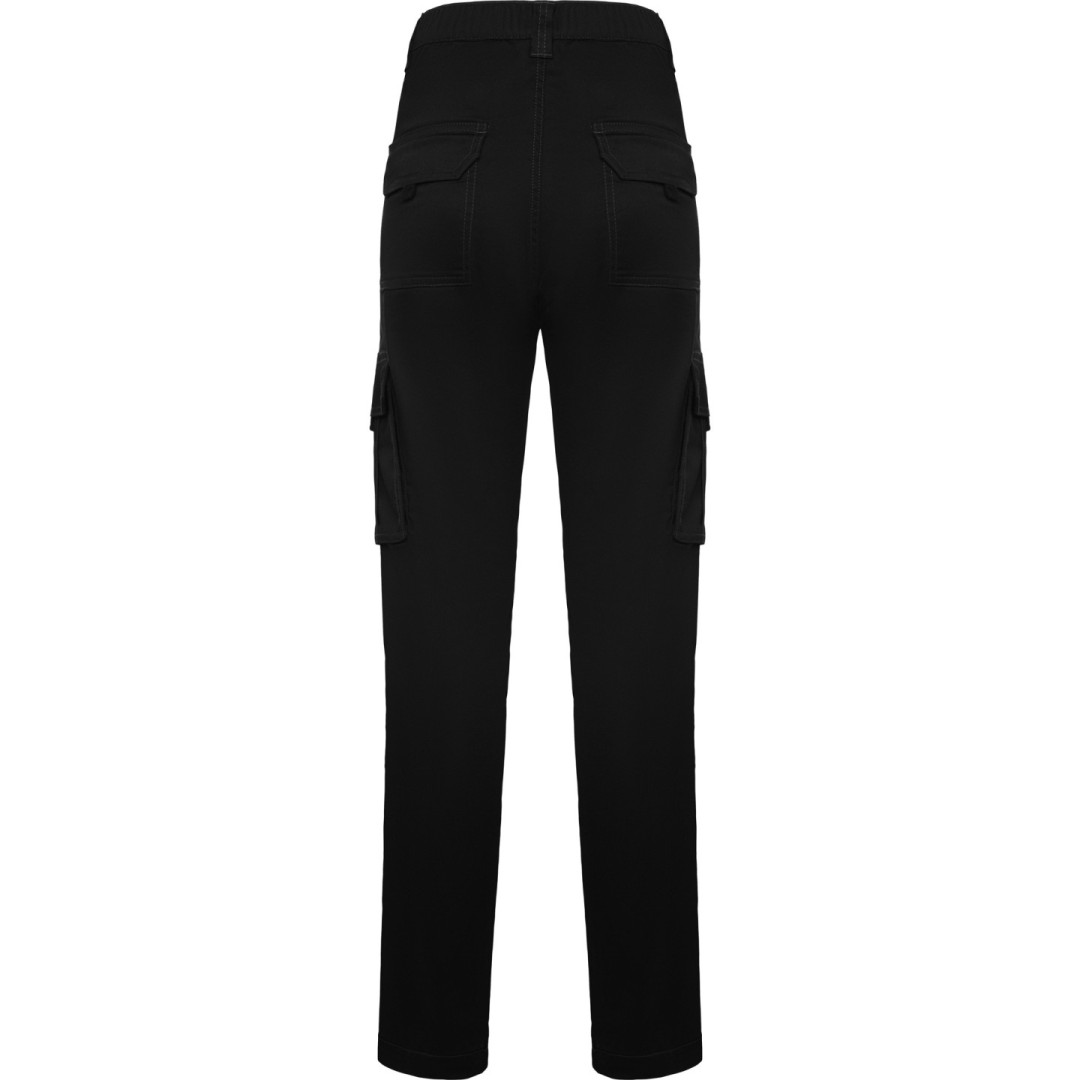 Pantalón Largo Laboral Tejido Sarga Mujer DAILY...