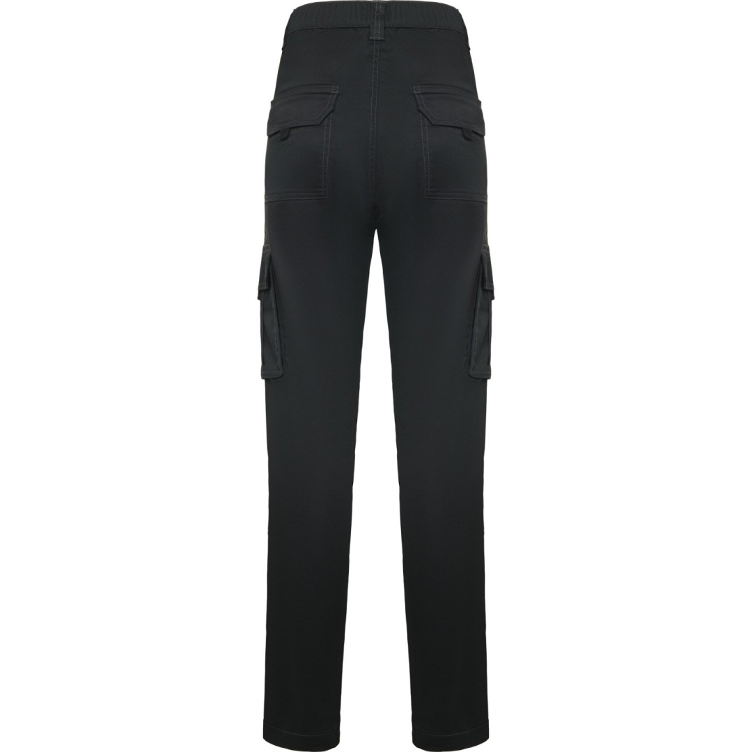 Pantalón Largo Laboral Tejido Sarga Mujer DAILY...