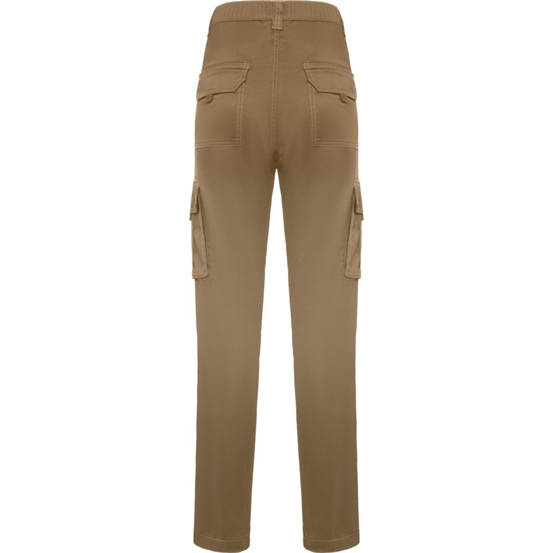 Pantalón Largo Laboral Tejido Sarga Mujer DAILY...