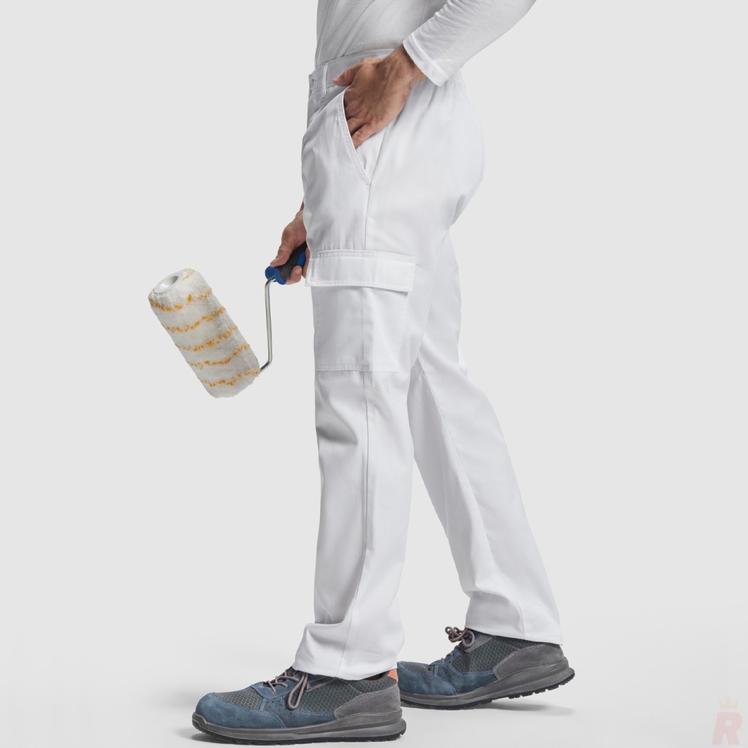 Pantalón Largo Recto Laboral Hombre Resistente...