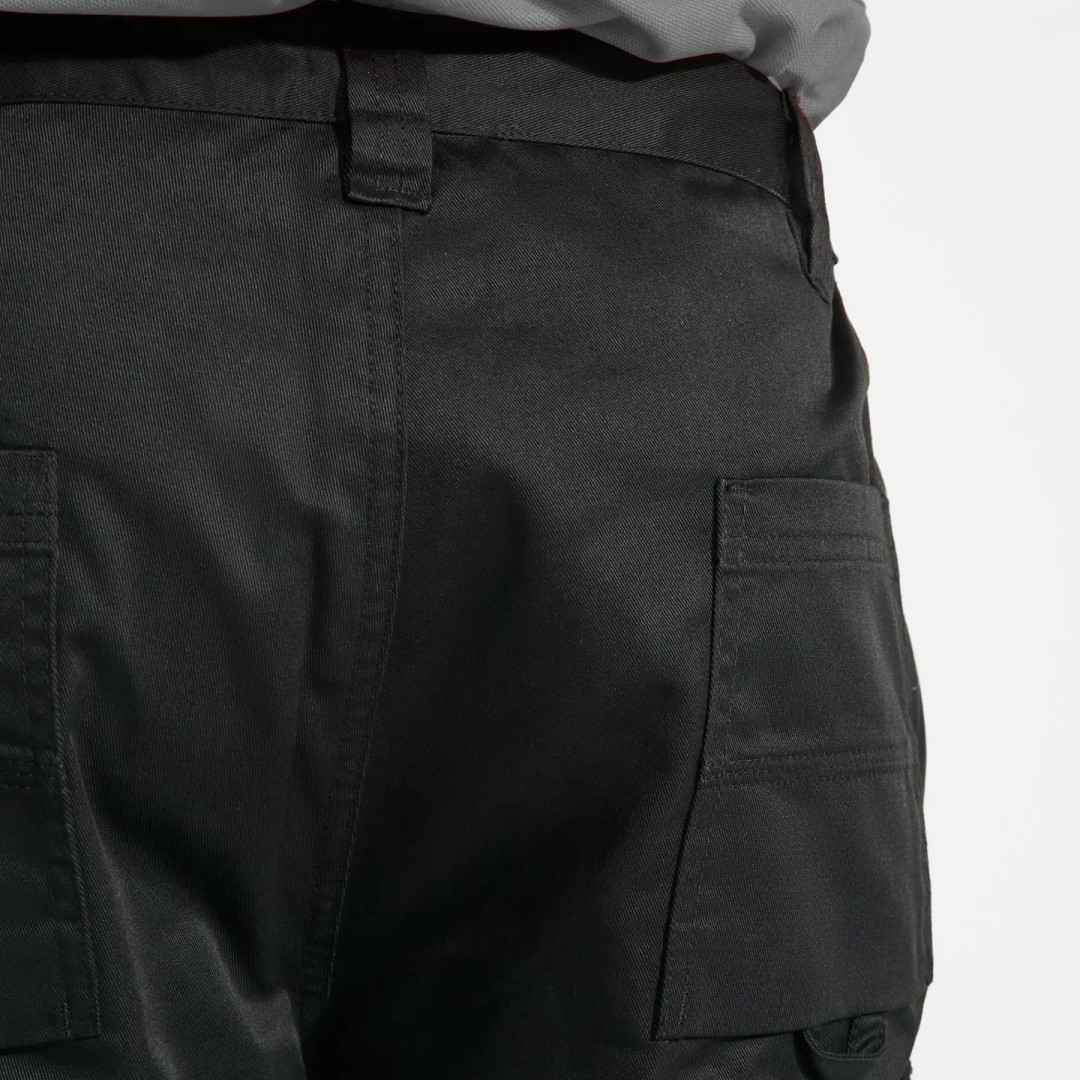 Pantalón Largo Recto Laboral Sin Pinzas Hombre...