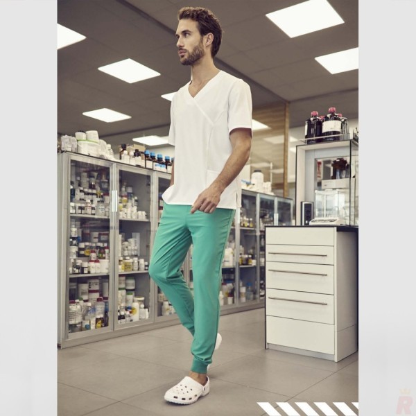 Pantalón Largo Servicios Recto Microfibra Unisex FIBER