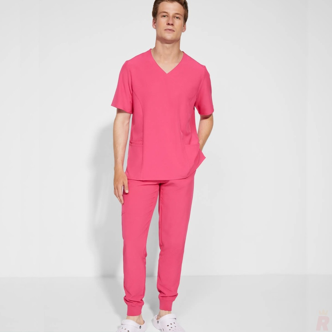 Pantalón Largo Servicios Recto Microfibra...