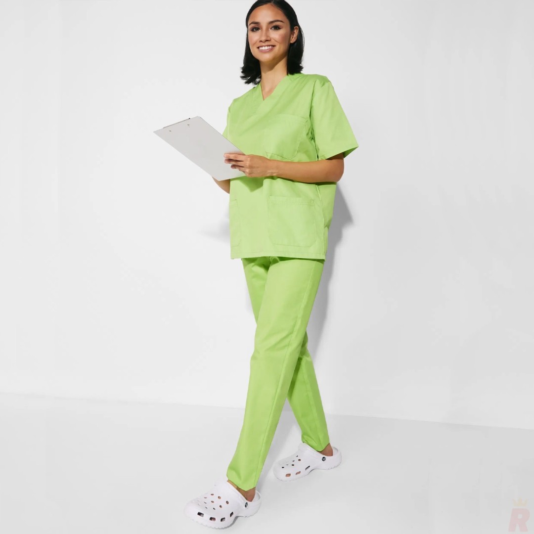 Pantalón Largo Servicios Recto Sarga Unisex...