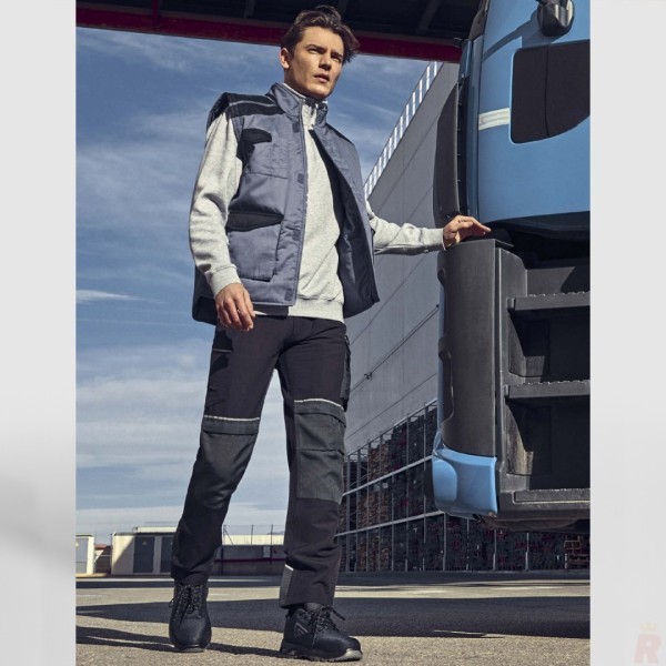 Pantalón Largo Técnico Laboral Stretch Multibolsillos Unisex WALL